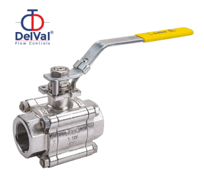 DelValSeries 65-IS Three-Piece Industrial Process Ball Valves